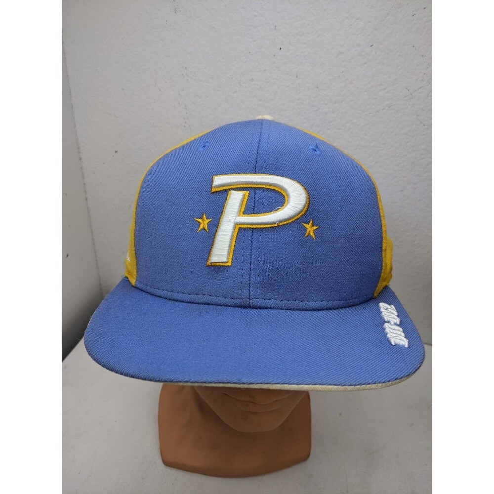 Philadelphia Stars Baseball Hat Size 8 100% Wool Headgear Blue Yellow Fitted
